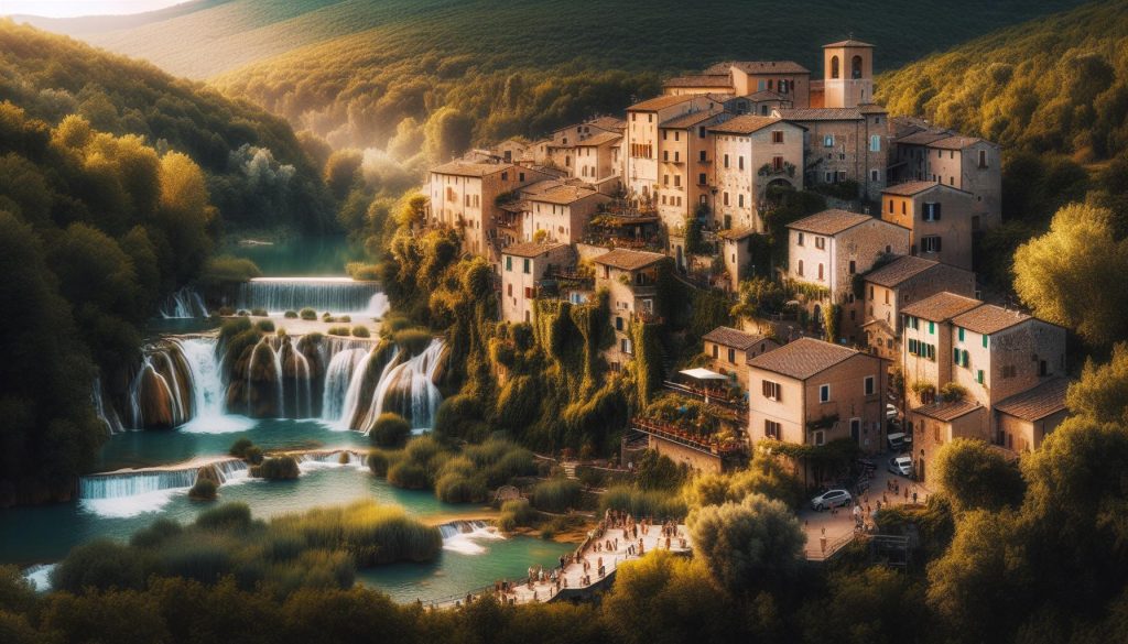 Da Roma per Terni provincia di Terni: Cascate e borghi