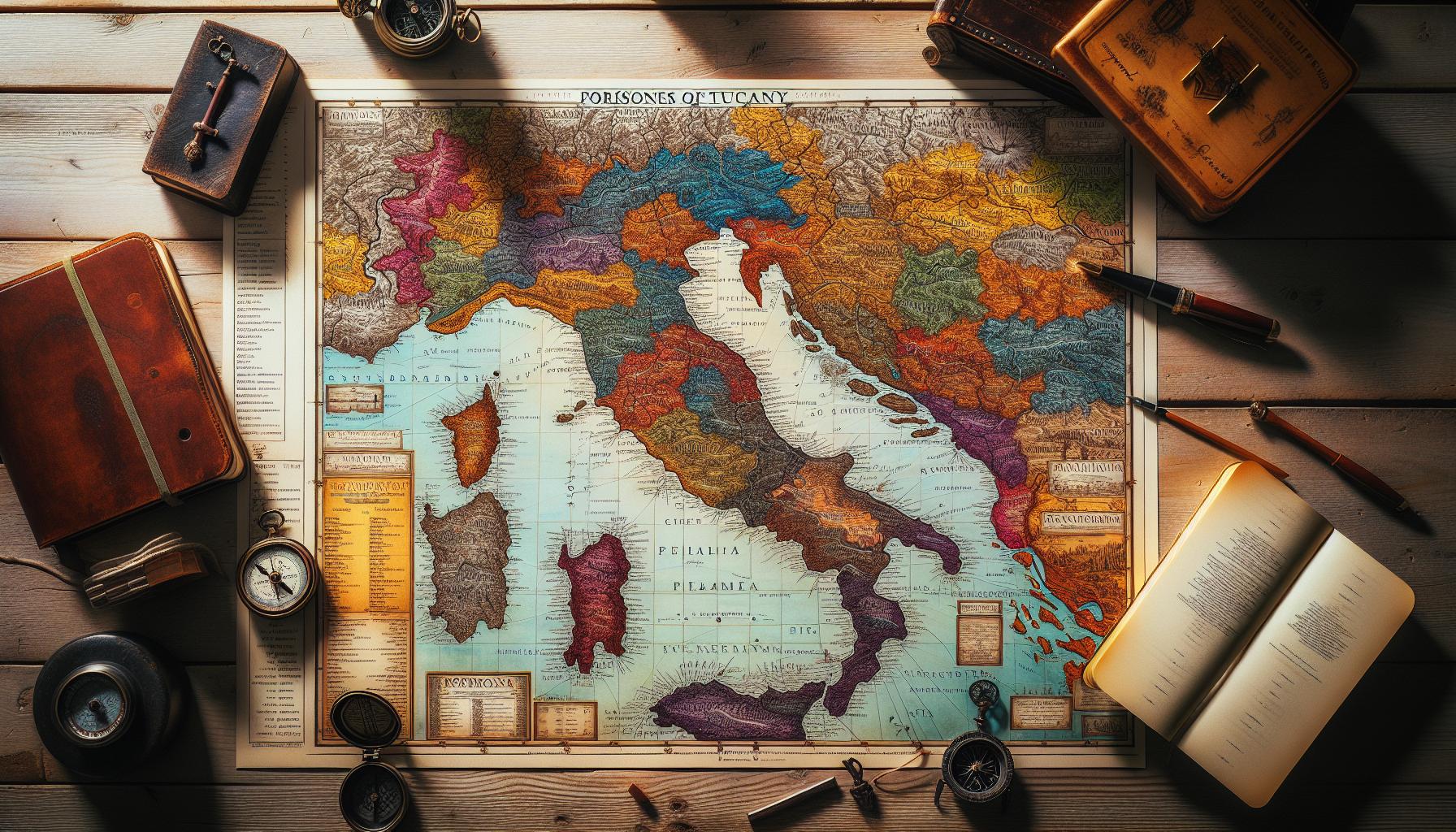 Le province della Toscana: una mappa dettagliata