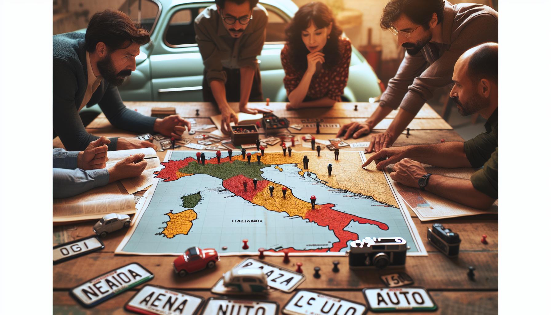 Il sistema delle province italiane e le sigle auto