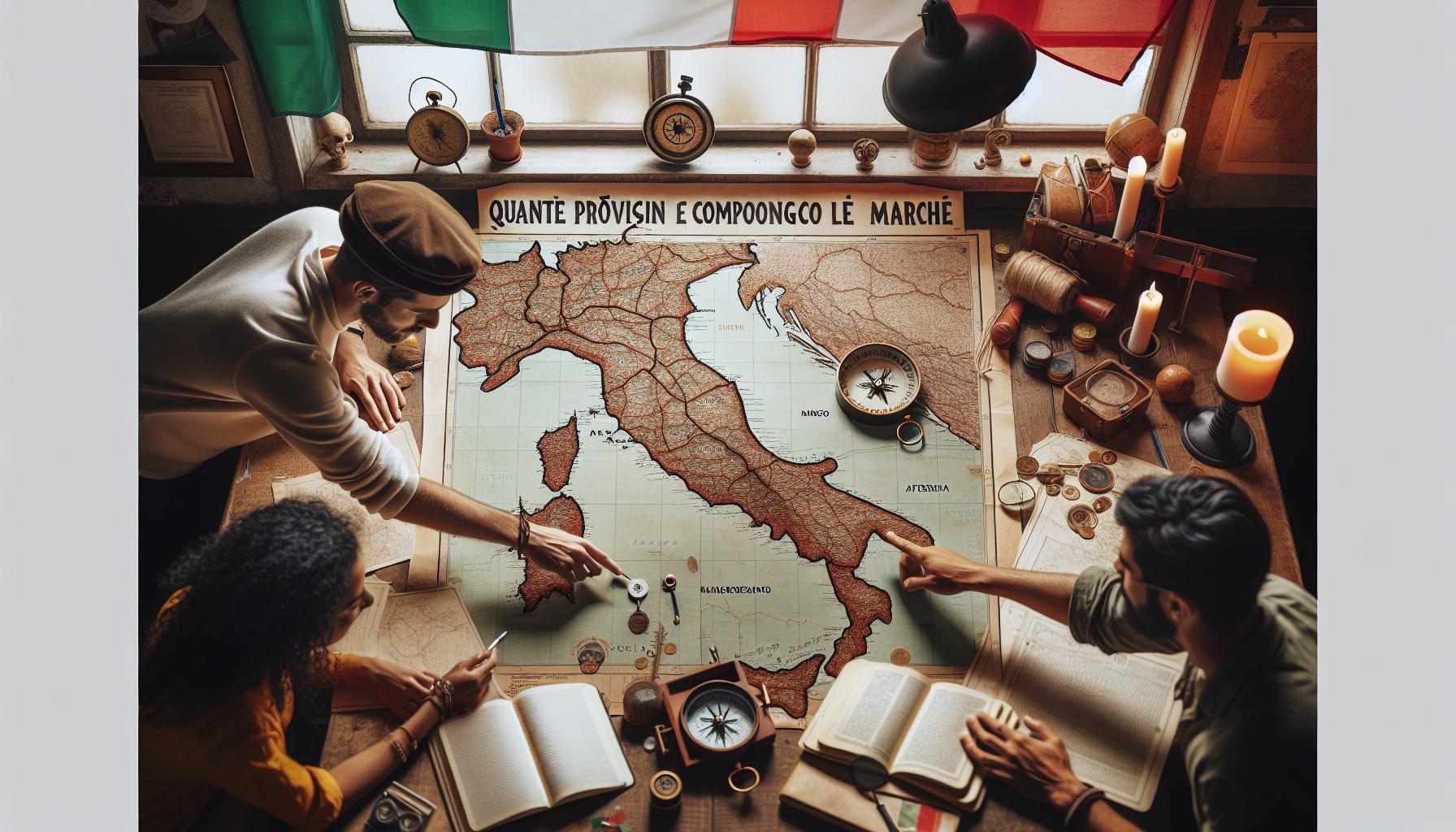 Quante province compongono le Marche?
